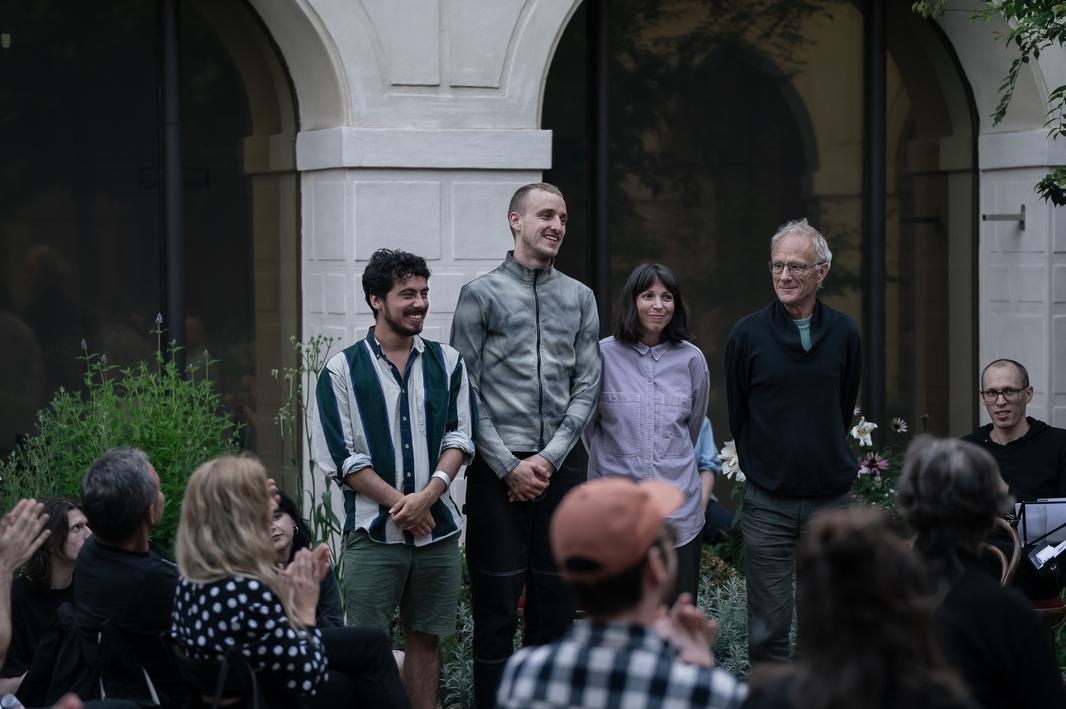 Luis Fernando Amaya, Ferdinand Schwarz, Magdaléna Manderlová a Jürg Frey na Prague Quiet Music Festivalu 2024